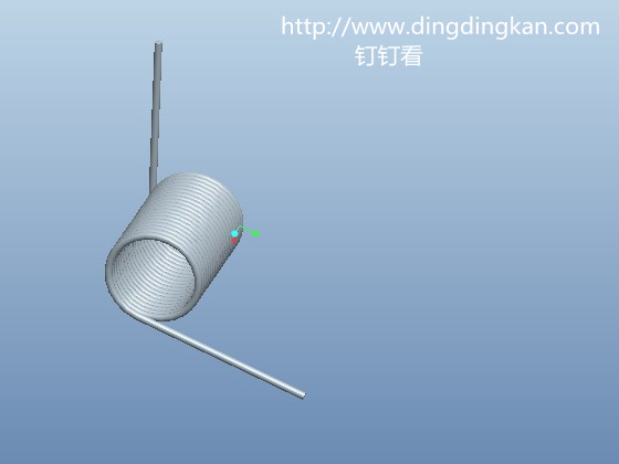 怎么用PROE画扭簧？